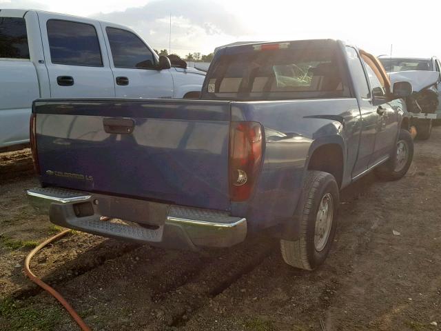 1GCCS196558277353 - 2005 CHEVROLET COLORADO BLUE photo 4