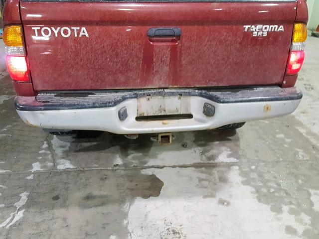 5TEPM62N13Z156907 - 2003 TOYOTA TACOMA RED photo 6