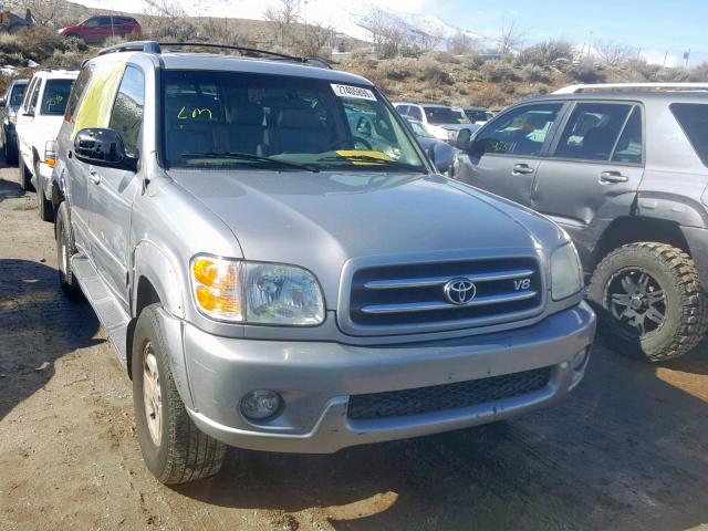 5TDBT48A72S060006 - 2002 TOYOTA SEQUOIA LI GRAY photo 1