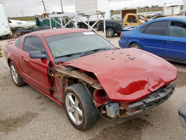 1ZVHT82H085109923 - 2008 FORD MUSTANG GT RED photo 1