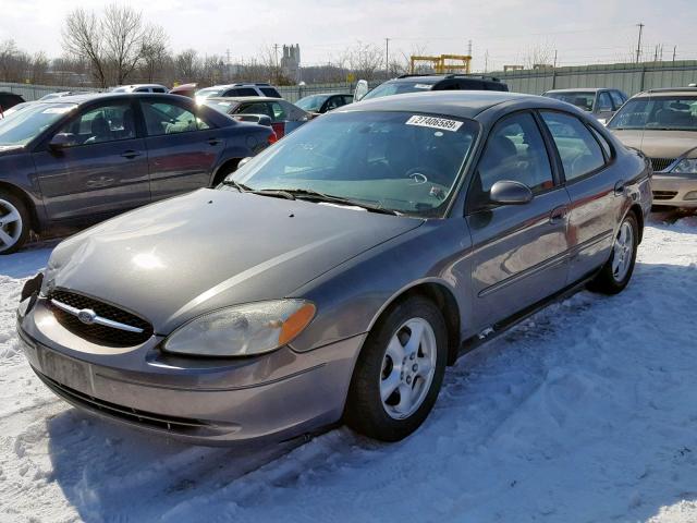 1FAFP55U42G187922 - 2002 FORD TAURUS SES GRAY photo 2