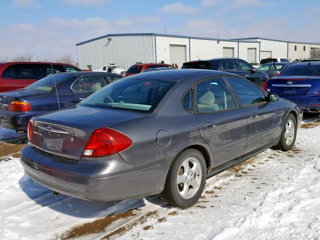 1FAFP55U42G187922 - 2002 FORD TAURUS SES GRAY photo 4