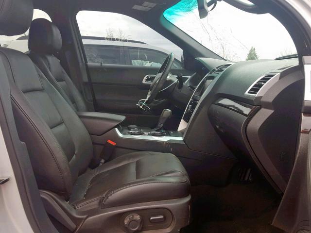 1FM5K8F8XFGA15242 - 2015 FORD EXPLORER L SILVER photo 5