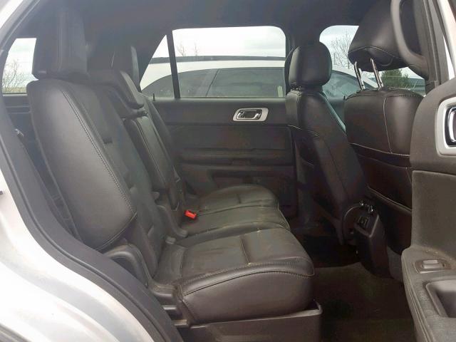 1FM5K8F8XFGA15242 - 2015 FORD EXPLORER L SILVER photo 6