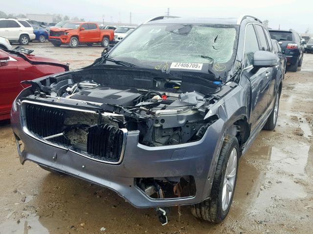 YV4A22PK2J1195402 - 2018 VOLVO XC90 T6 GRAY photo 2