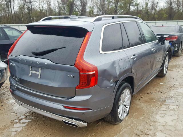 YV4A22PK2J1195402 - 2018 VOLVO XC90 T6 GRAY photo 4