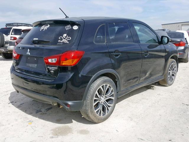 JA4AR3AW0GZ058222 - 2016 MITSUBISHI OUTLANDER BLACK photo 4