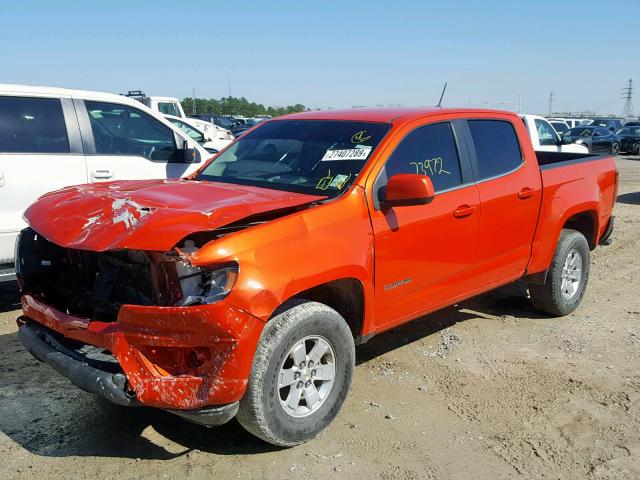 1GCGSBE37G1269320 - 2016 CHEVROLET COLORADO ORANGE photo 2