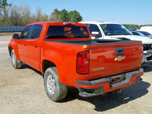 1GCGSBE37G1269320 - 2016 CHEVROLET COLORADO ORANGE photo 3