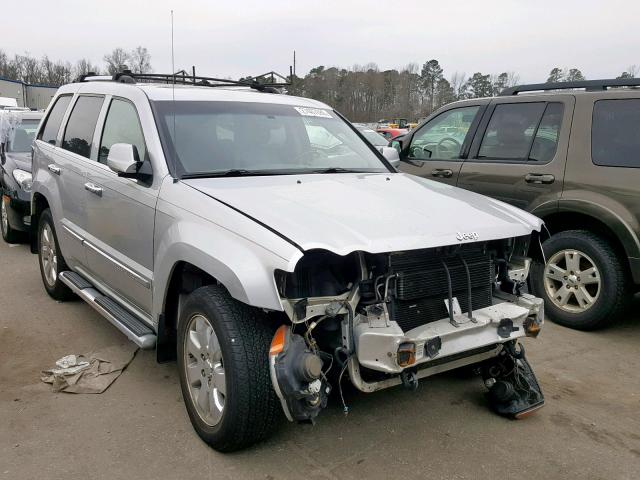 1J8HR68268C202085 - 2008 JEEP GRAND CHER SILVER photo 1