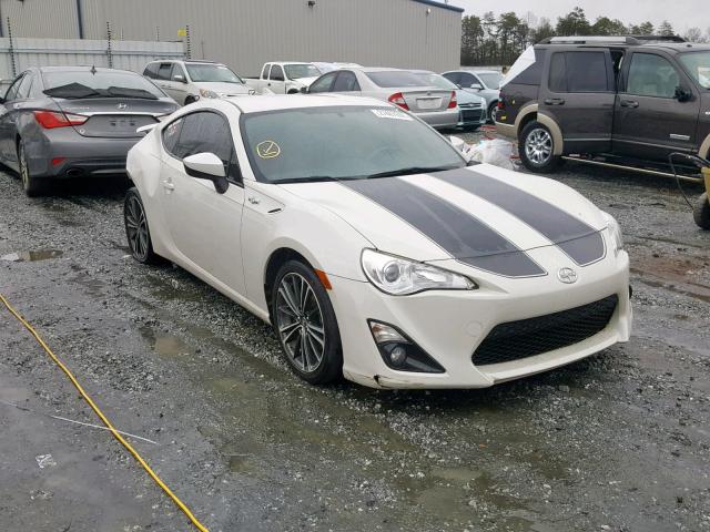 JF1ZNAA13G9707899 - 2016 TOYOTA SCION FR-S WHITE photo 1