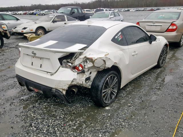 JF1ZNAA13G9707899 - 2016 TOYOTA SCION FR-S WHITE photo 4