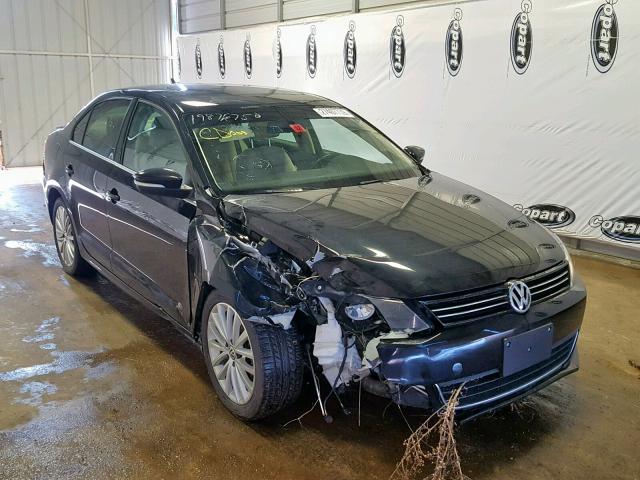 3VW3L7AJ8DM271389 - 2013 VOLKSWAGEN JETTA TDI BLUE photo 1