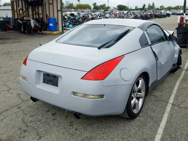 JN1AZ34D36M304162 - 2006 NISSAN 350Z COUPE GRAY photo 4