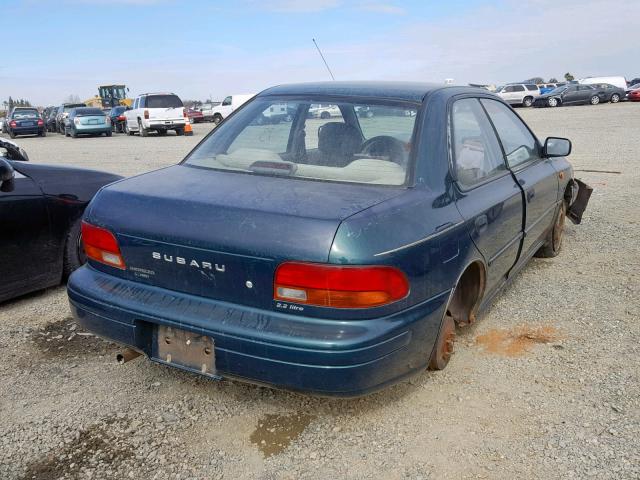 JF1GC6355SH517028 - 1995 SUBARU IMPREZA L GREEN photo 4