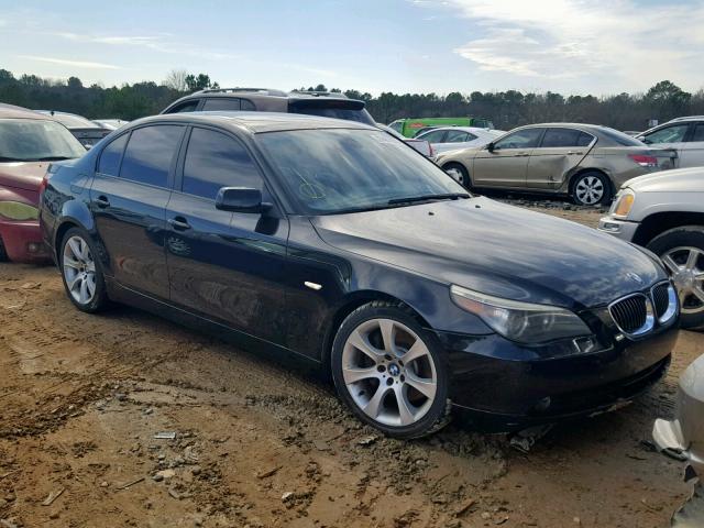 WBANB53546CN93323 - 2006 BMW 550 I BLACK photo 1