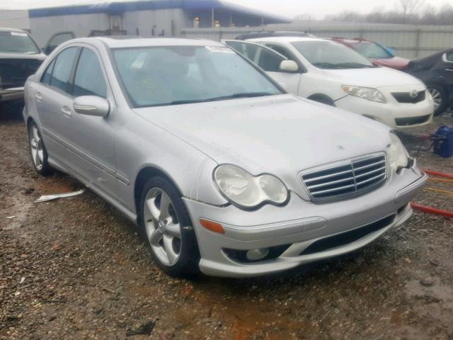 WDBRF40J05F661696 - 2005 MERCEDES-BENZ C 230K SPO SILVER photo 1