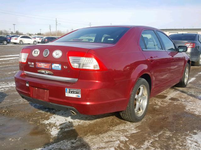 3MEHM08126R659015 - 2006 MERCURY MILAN PREM RED photo 4