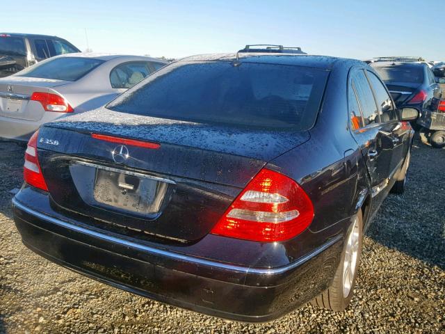 WDBUF56J26A903328 - 2006 MERCEDES-BENZ E 350 BLACK photo 4