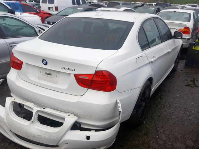 WBAPL3C54AA776008 - 2010 BMW 335 XI WHITE photo 4