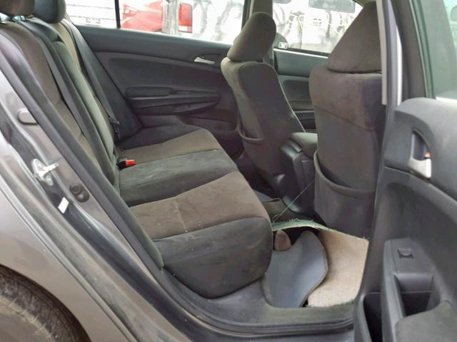 1HGCP26479A111832 - 2009 HONDA ACCORD LXP GRAY photo 6