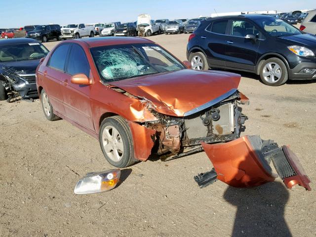 KNAFE121075007998 - 2007 KIA SPECTRA EX ORANGE photo 1