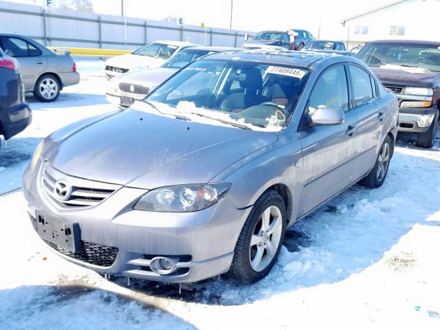 JM1BK323961419303 - 2006 MAZDA 3 S GRAY photo 2