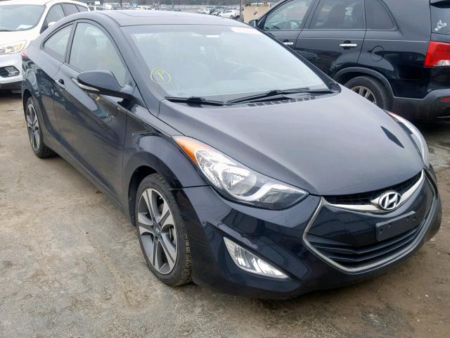 KMHDH6AE8DU006565 - 2013 HYUNDAI ELANTRA CO BLACK photo 1