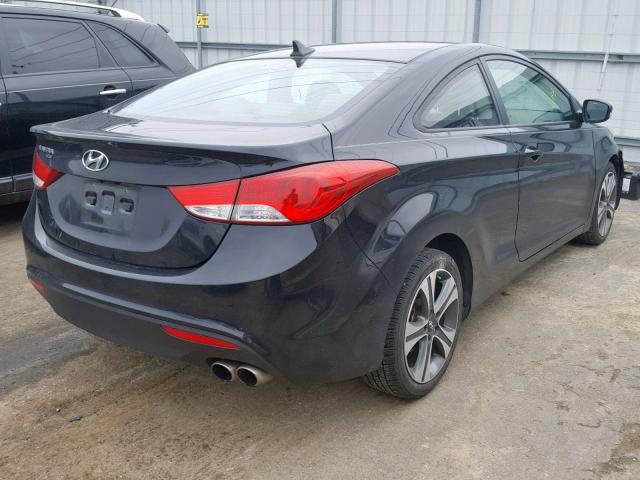 KMHDH6AE8DU006565 - 2013 HYUNDAI ELANTRA CO BLACK photo 4