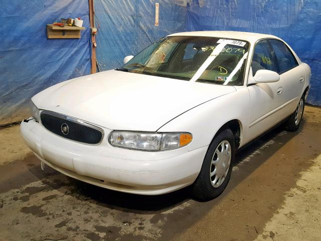 2G4WS52J841257209 - 2004 BUICK CENTURY CU WHITE photo 2