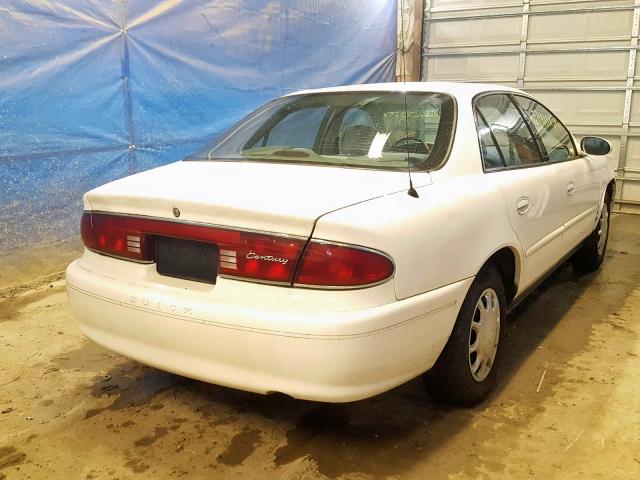 2G4WS52J841257209 - 2004 BUICK CENTURY CU WHITE photo 4