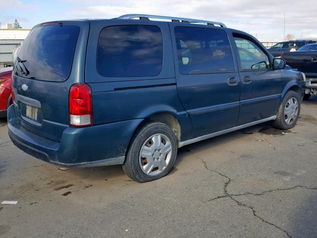 1GNDV23LX6D216015 - 2006 CHEVROLET UPLANDER L GREEN photo 4