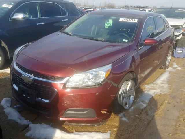 1G11C5SL4FF106370 - 2015 CHEVROLET MALIBU 1LT Bordo foto 2