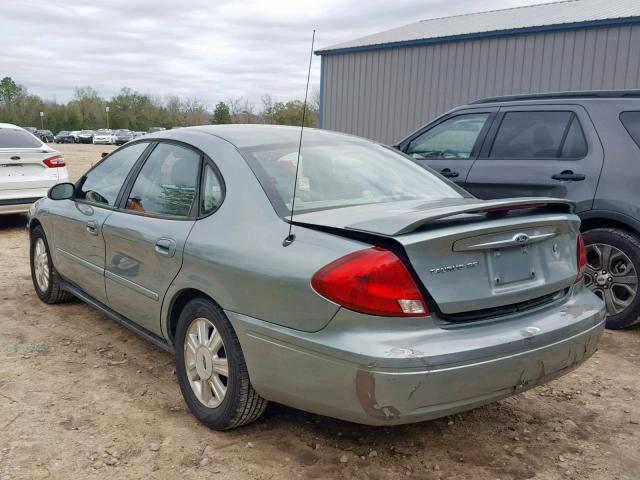 1FAFP56295A209854 - 2005 FORD TAURUS SEL GREEN photo 3