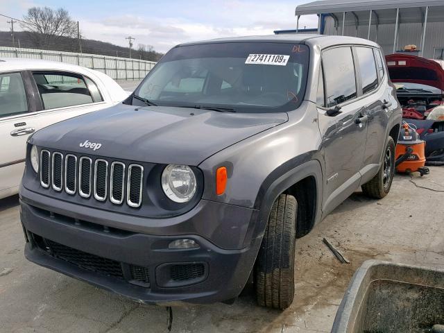 ZACCJBAB6HPG35283 - 2017 JEEP RENEGADE S 石墨色 照片 2