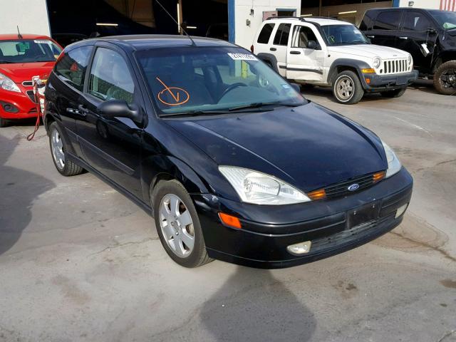 3FAFP31362R166211 - 2002 FORD FOCUS ZX3 BLACK photo 1