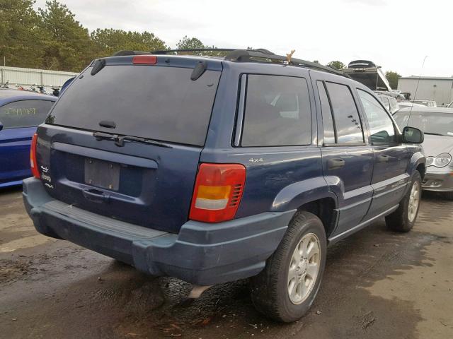 1J4GW48S41C509674 - 2001 JEEP GRAND CHER BLUE photo 4