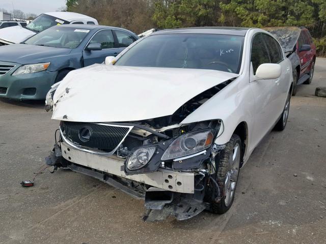 JTHBN96S665003695 - 2006 LEXUS GS GENERAT WHITE photo 2