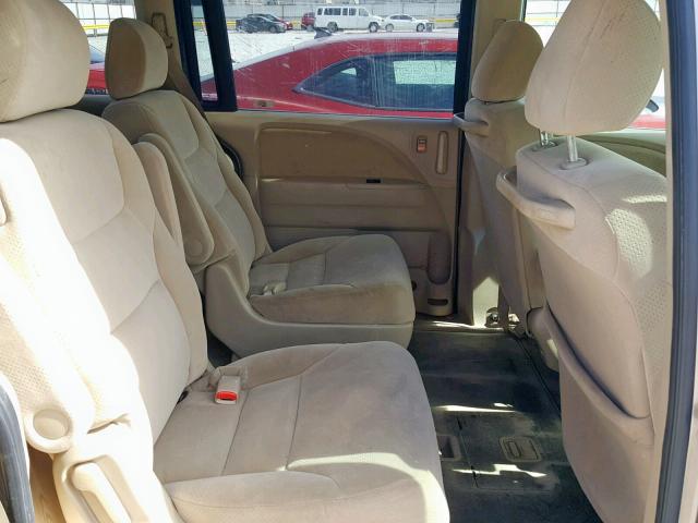 5FNRL38265B078751 - 2005 HONDA ODYSSEY LX GOLD photo 6