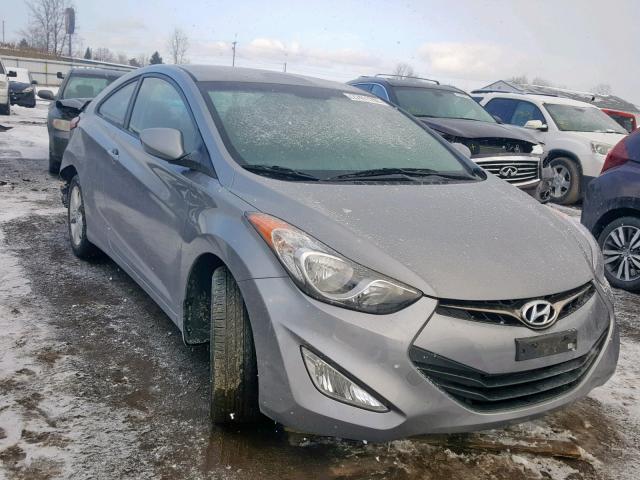 KMHDH6AE8DU022507 - 2013 HYUNDAI ELANTRA CO GRAY photo 1