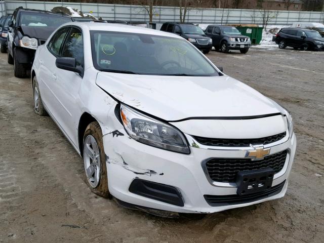 1G11A5SL9FF335021 - 2015 CHEVROLET MALIBU LS WHITE photo 1