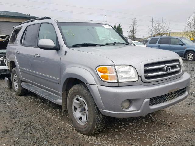 5TDBT48A62S125900 - 2002 TOYOTA SEQUOIA LI SILVER photo 1