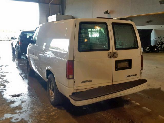 1GCDM19W9YB127090 - 2000 CHEVROLET ASTRO WHITE photo 3