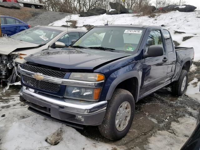 1GCDT19E388182321 - 2008 CHEVROLET COLORADO BLUE photo 2