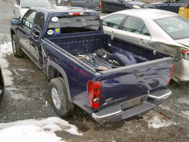 1GCDT19E388182321 - 2008 CHEVROLET COLORADO BLUE photo 3