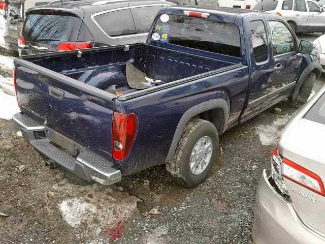 1GCDT19E388182321 - 2008 CHEVROLET COLORADO BLUE photo 4