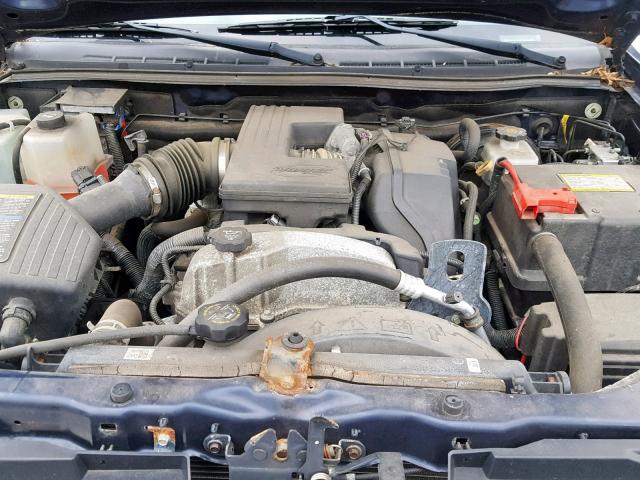 1GCDT19E388182321 - 2008 CHEVROLET COLORADO BLUE photo 7