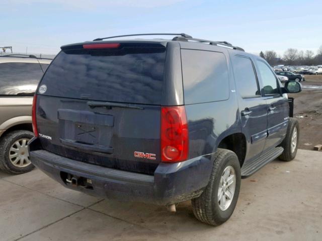 1GKFK13047J132578 - 2007 GMC YUKON BLACK photo 4