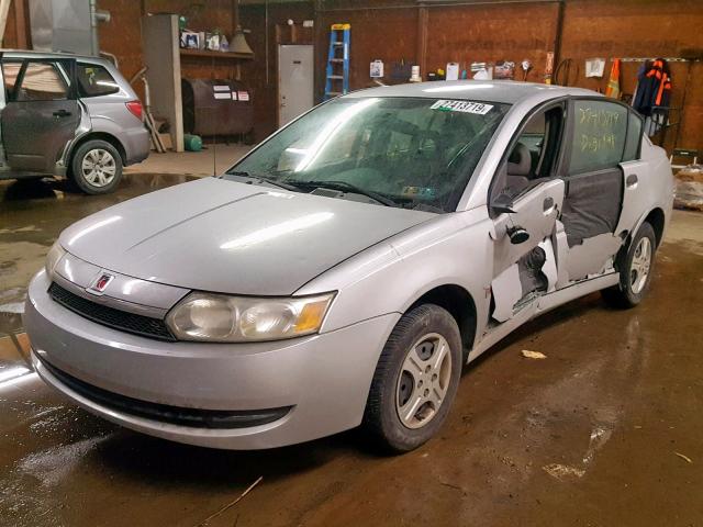 1G8AG52F14Z204655 - 2004 SATURN ION LEVEL SILVER photo 2