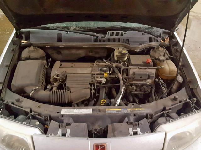 1G8AG52F14Z204655 - 2004 SATURN ION LEVEL SILVER photo 7